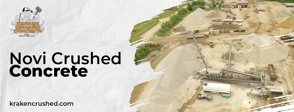 novi crushed concrete