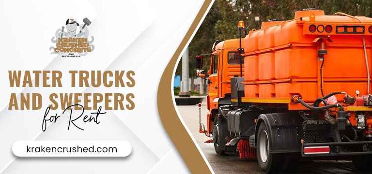 water trucks and sweepers for rent