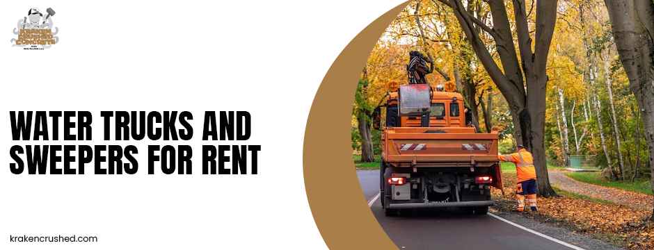 water trucks and sweepers for rent