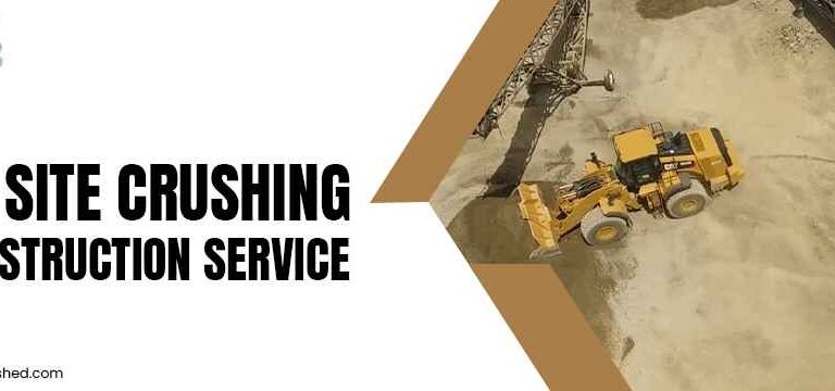 on site crushing construction service.