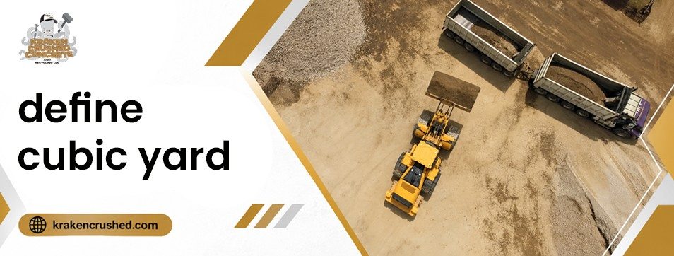 define cubic yard