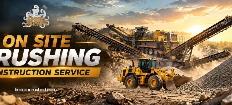 on site crushing construction service