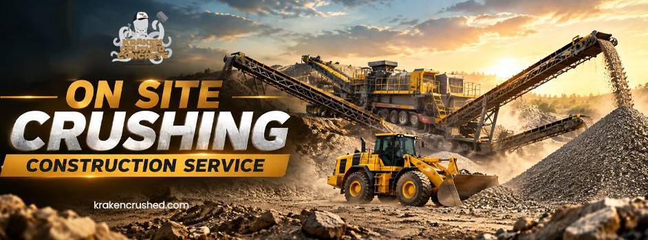 on site crushing construction service