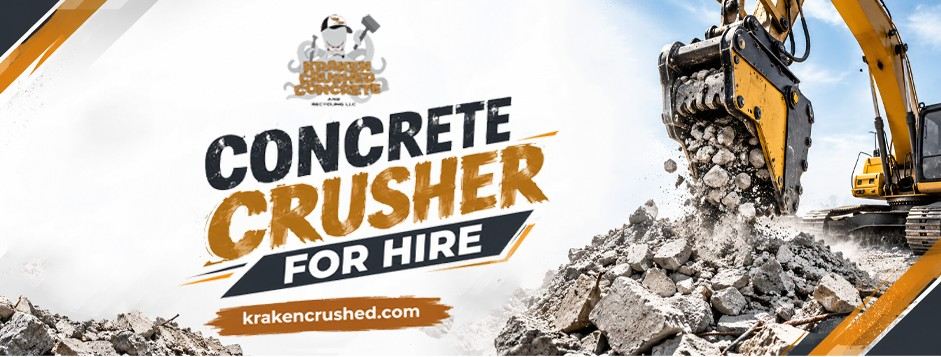 concrete crusher for hire